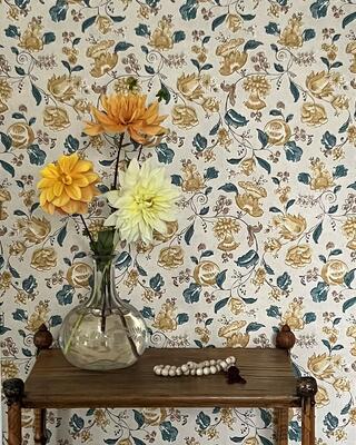 Schuyler Samperton Cressida wallcovering in Lytton