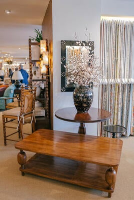 Aesthetic Decor Marais low table, Carlton side table