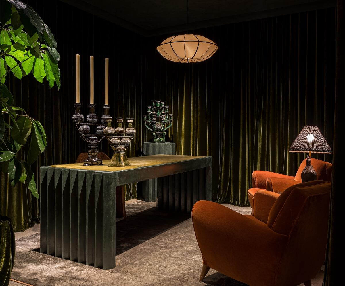 Austin Carrier and Alex Mutter-Rottmayer of Hommeboys Interiors launched a new showroom in Sonoma that showcases their furniture collection Haus of Hommeboys