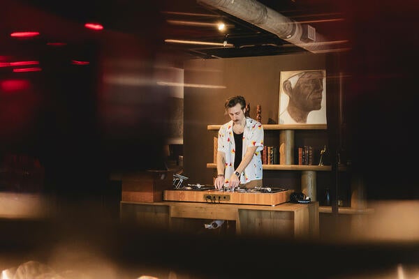 Dart Collective brought lively music to the showroom