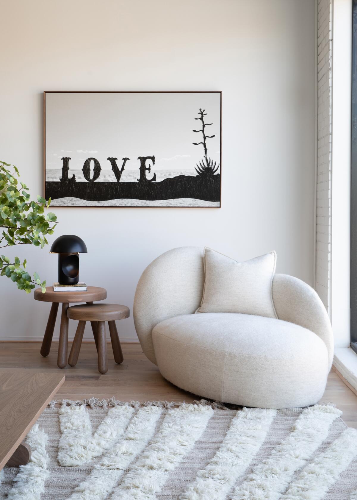 One of the nooks within the new Dallas outpost