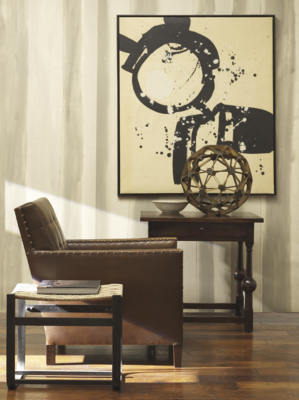 Fournir Collections Bentley club chair, Ericson Tavern table, Washburn bench