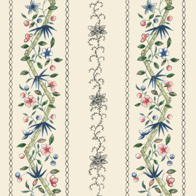 Waterhouse Wallhangings Tea House in Cream